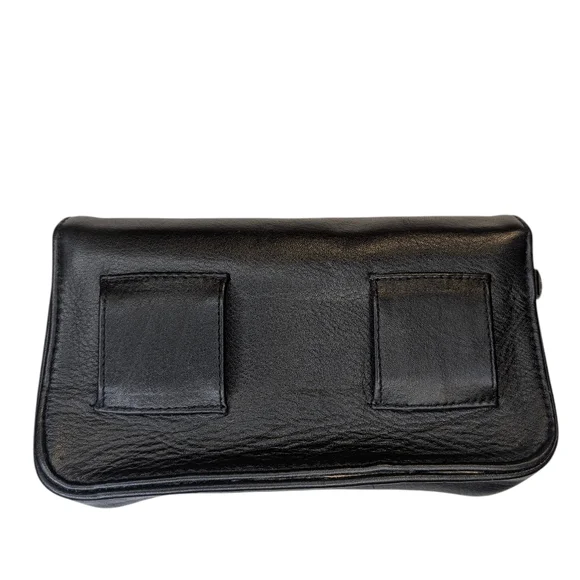 Mandrn Black Leather Belt Bag - Picture 3 of 14